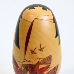 Vintage Kokeshi Doll By Sato Suigai Face