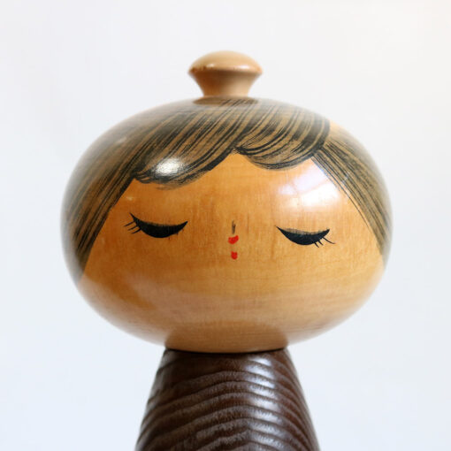 Face Of A Vintage Usaburo Kokeshi