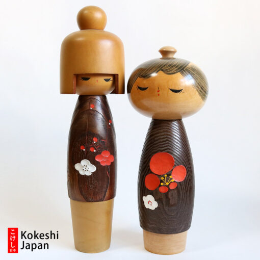 usaburo vintage creative kokeshi set