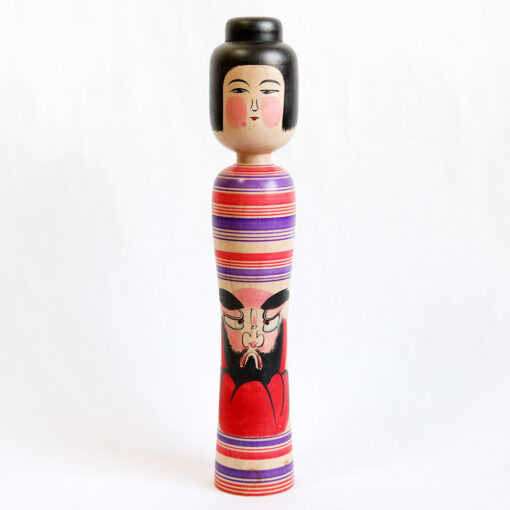 Vintage Traditional Tsugaru Kokeshi By Sato Zenni