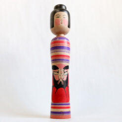 Vintage Traditional Tsugaru Kokeshi By Sato Zenni Front