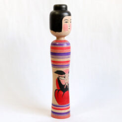 Vintage Traditional Tsugaru Kokeshi By Sato Zenni Right