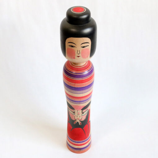 Vintage Traditional Tsugaru Kokeshi By Sato Zenni Top