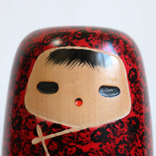 Vintage Kokeshi Doll By Yamanaka Sanpei 17cm Face