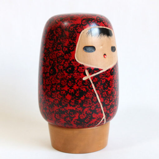 Vintage Kokeshi Doll By Yamanaka Sanpei 17cm Facing Right