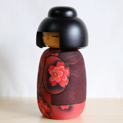 Sakura Creative Kokeshi Doll By Fujikawa Masae Left