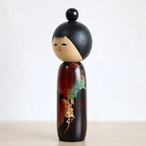 Vintage Creative Kokeshi Doll By Sato Koson Left