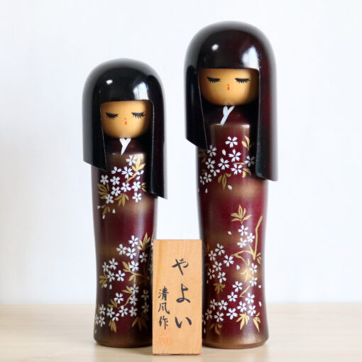 Vintage Creative Kokeshi Doll Set By Seifu Gono