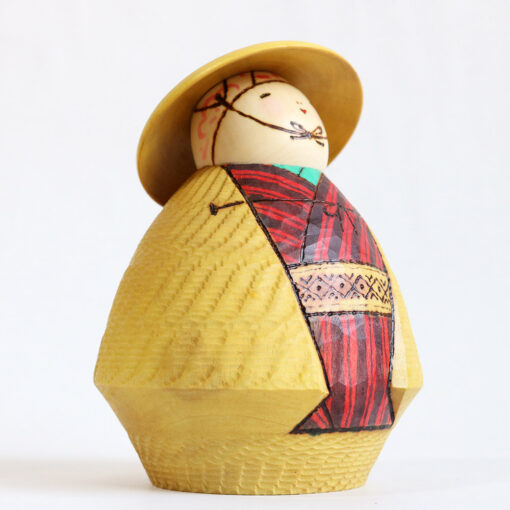 Vintage Kokeshi Doll by Sekiguchi Sansaku Fellow Traveler Right