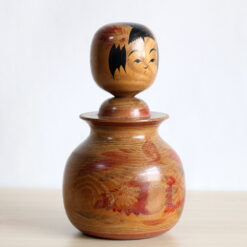 Big Traditional Nemariko Kokeshi By Okazaki Yasuo Right