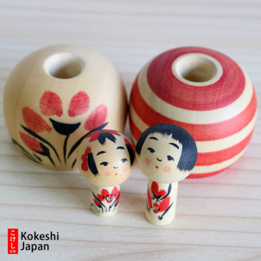 Kokeshi Set by Akira Suzuki