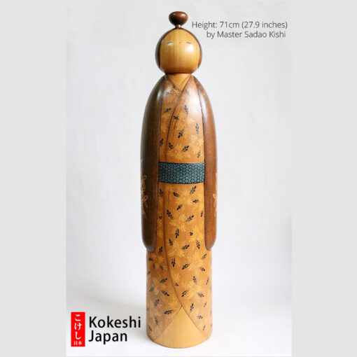 Vintage Creative Kokeshi by Sadao Kishi 71cm