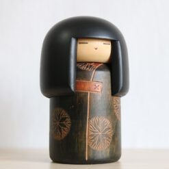 Sekiguchi Sansaku Vintage Kokeshi Doll Front