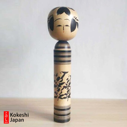 Traditional Togatta Monochrome Kokeshi Set