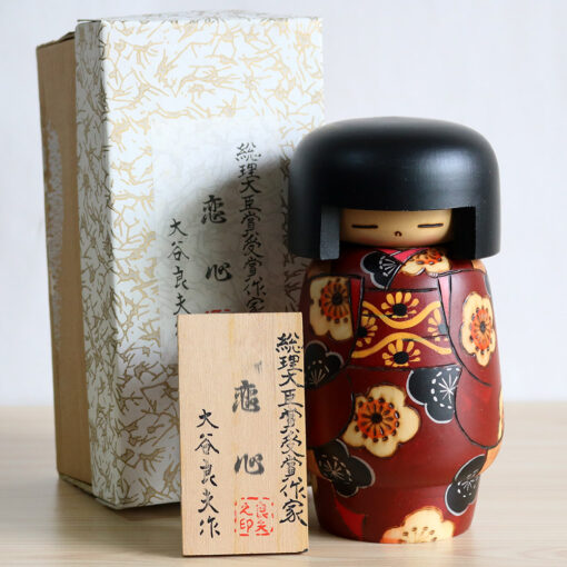 Vintage Creative Kokeshi Doll By Yoshio Otani 18cm