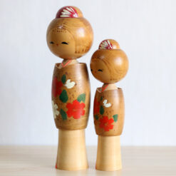 Vintage Creative Kokeshi Doll Set Left