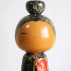 Vintage Creative Kokeshi Doll by Sekiguchi Toa face