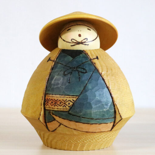 Vintage Kokeshi Doll by Sekiguchi Sansaku Over The Mountain