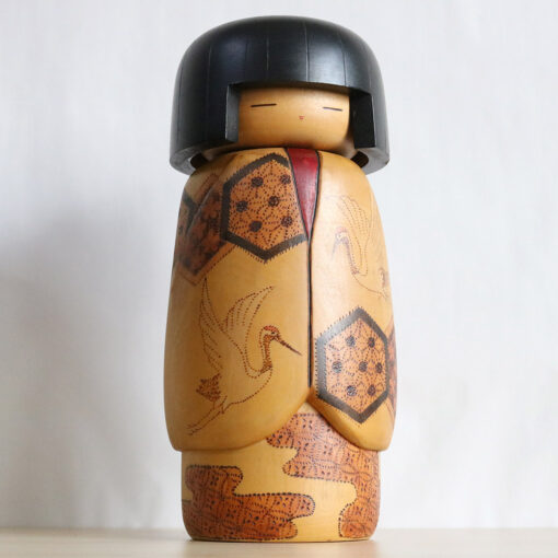 Vintage Kokeshi Doll By Yoshio Ohtani 30cm Front