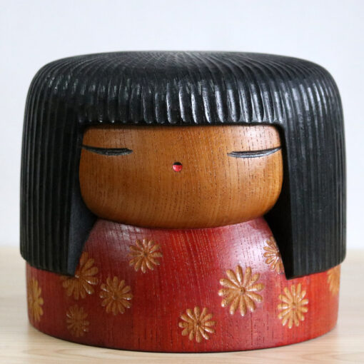 big vintage kokeshi doll by yamanaka sanpei