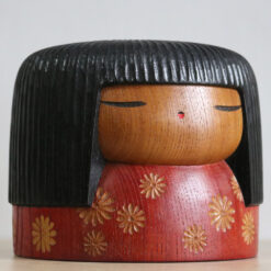 big vintage kokeshi doll by yamanaka sanpei right