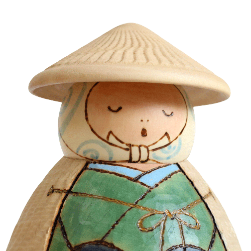 Sekiguchi sansaku kokeshi face