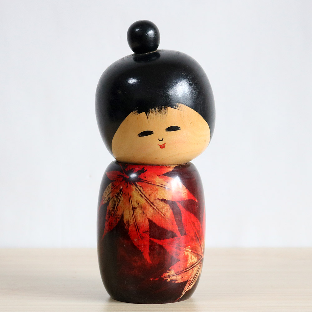 Chubby Kokeshi Doll By Sekiguchi Sansaku Kokeshi Japan