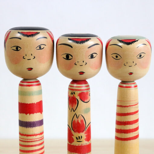 Faces Of Nakanosawa Kokeshi Dolls By Seya Juji