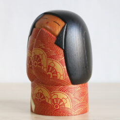 Vintage Kokeshi By Teruo Yokoyama Aizakari Left