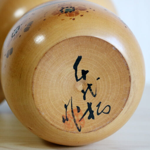 Kano Chiyomatsu Kokeshi Signature