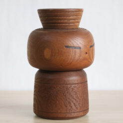 Vintage Kokeshi By Yamanaka Sanpei In Natural Wood Color Right
