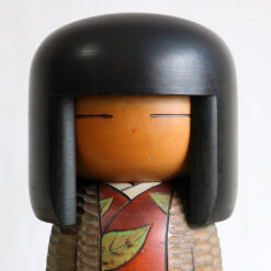 Autumn Kokeshi Doll By Kisaku Back
