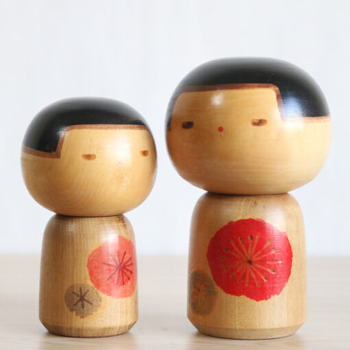 Pair Kokeshi Dolls By Yamanaka Sanpei