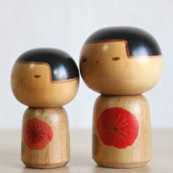 Pair Kokeshi Dolls By Yamanaka Sanpei Left
