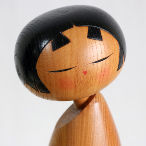 Vintage Kokeshi Doll By Sato Suigai Tatazumi Face