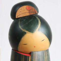 Vintage Kokeshi Doll By Sekiguchi Sansaku Tsuya Face