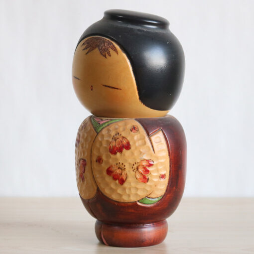 Vintage Kokeshi Doll By Yamagishi Masayoshi Left