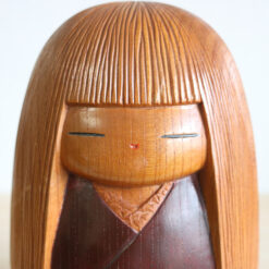 Vintage Kokeshi Doll By Aoki Ryoka Scent Of Plum Face