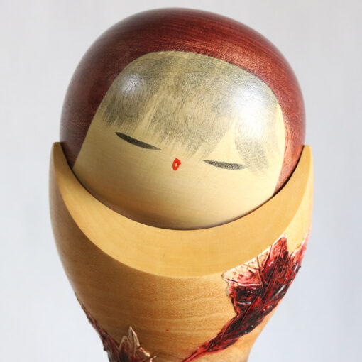 Masao Watanabe Vintage Creative Kokeshi Doll Donguri No Yado Face