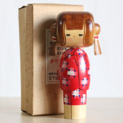 Pigtails Kokeshi By Miyashita Hajime