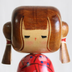 Pigtails Kokeshi By Miyashita Hajime Face