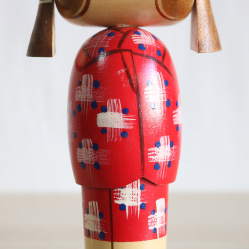 Pigtails Kokeshi By Miyashita Hajime Kimono