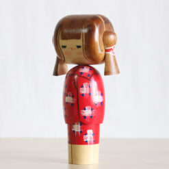 Pigtails Kokeshi By Miyashita Hajime Left