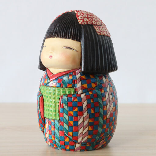 Ichiko Yahagi Kokeshi Doll 14cm Left