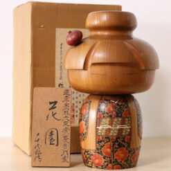Vintage Kokeshi By Kano Chiyomatsu Hanazono With Box