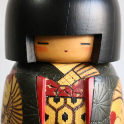 Bulky Vintage Kokeshi Doll By Inosuke Kobayashi Face