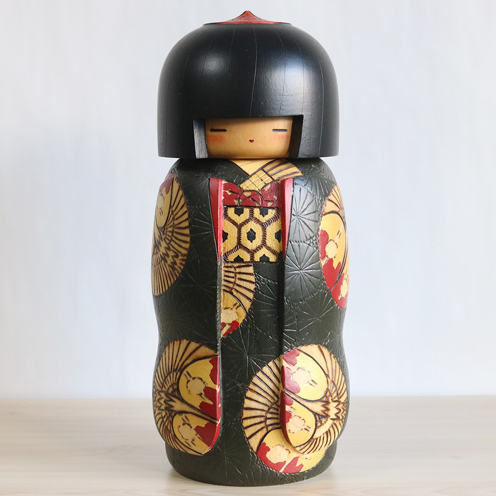 Kobayashi Inosuke Bulky Vintage Kokeshi Doll - Kokeshi Japan