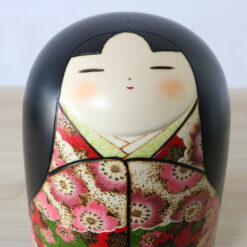 Fumio Tomidokoro Kokeshi Doll Oshun Face