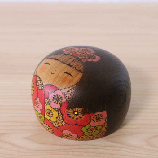 Fumio Tomidokoro Vintage Kokeshi Doll Koubai Left