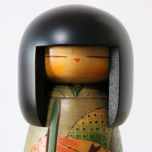 Ishimura Vintage Kokeshi Origami Cranes Face